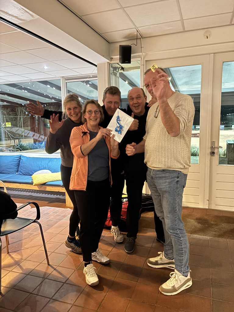 Dalfsen 1 winnaar van de dinerbon seizoen 2025-2026.